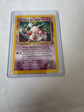 Sabrina's Mr. Mime Pokémon Card - Pink & Yellow